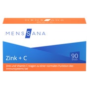 Produktabbildung: Zink+c Menssana Lutschtabletten 90 St