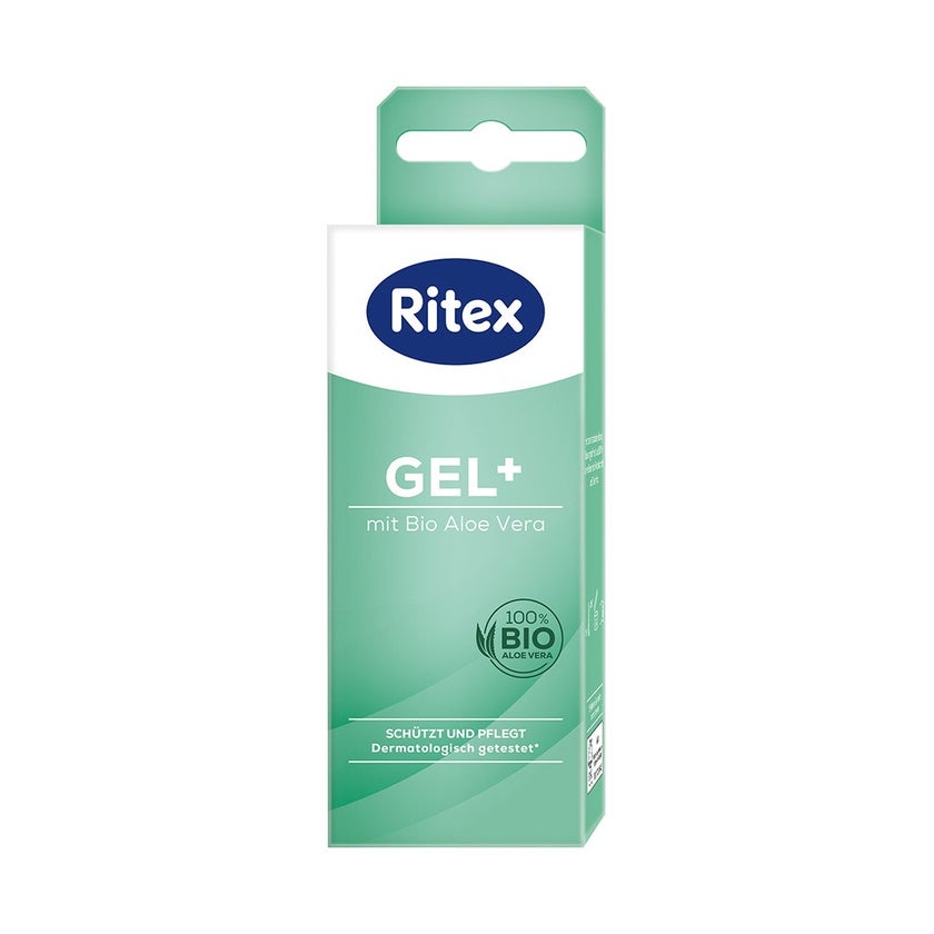 Ritex «GEL+» superfeuchtes Gleitgel mit Bio Aloe Vera - für trockene Haut (0.05 l) 50 ml