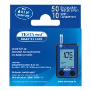 Produktabbildung: Testamed GlucoCheck Advance 50 Teststreifen + 10 Lanzetten 1 P
