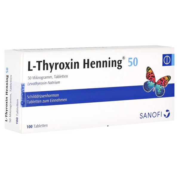 L-thyroxin 50 Henning Tabletten 100 St