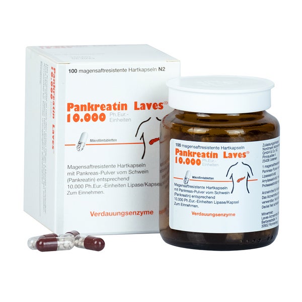 Pankreatin Laves 10.000 Ph.Eur-Einheiten 100 St