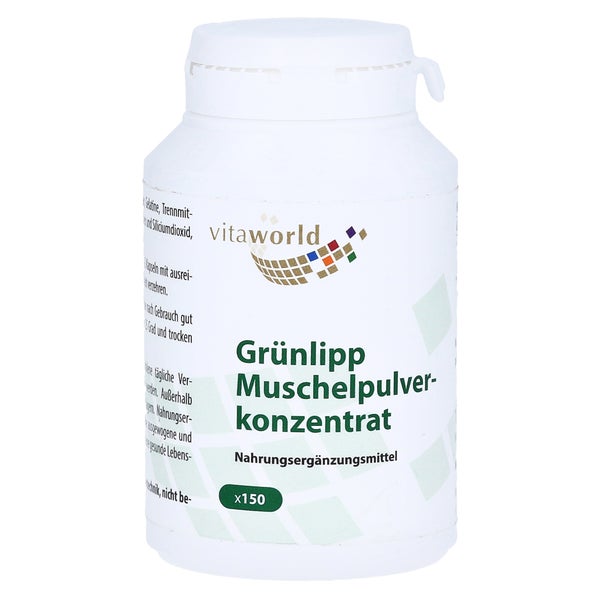 Grünlippmuschel Pulverkonzentrat Kapseln 150 St
