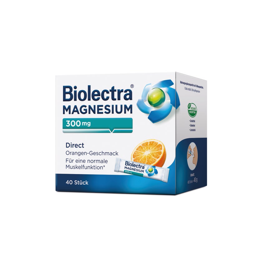 Biolectra Magnesium 300 mg Direct Orange 40 St