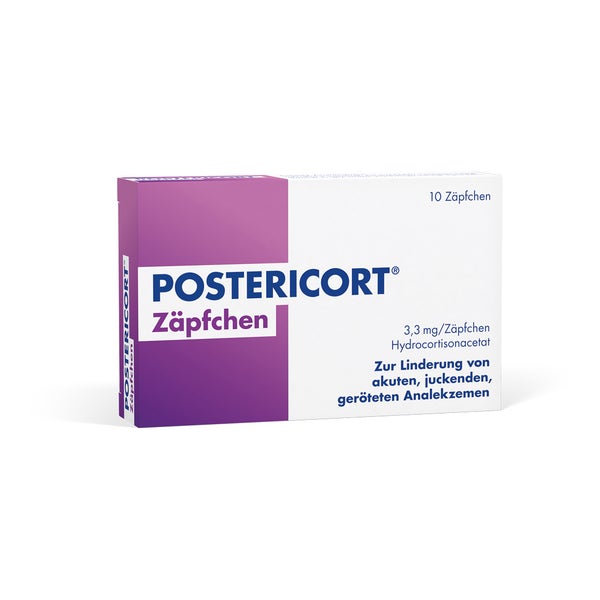 Postericort Zäpfchen 10 St