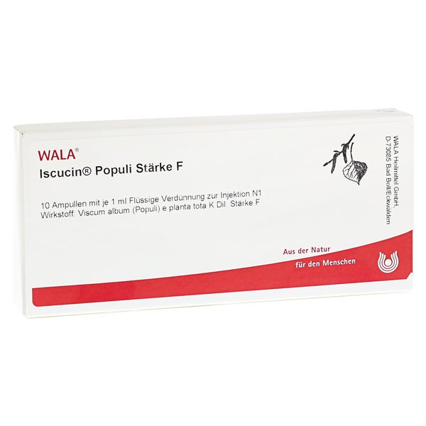 Iscucin Populi Stärke F Ampullen 10X1 ml