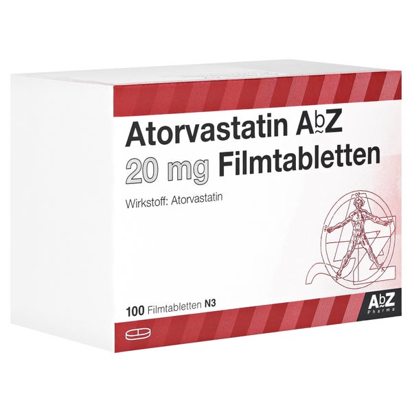 Atorvastatin AbZ 20 mg Filmtabletten 100 St