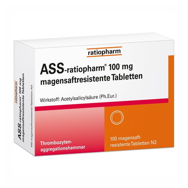 ASS ratiopharm 100 mg 100 St