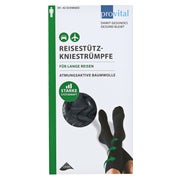 Produktabbildung: Provital Reisekniestrümpfe Gr.39-42 schw 2 St