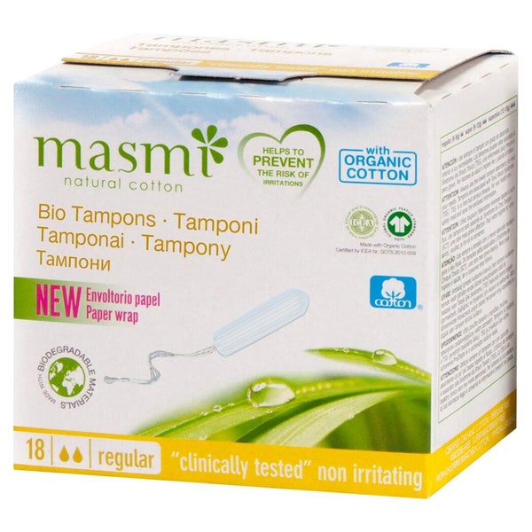 BIO Tampons Classic 100% Bio-Baumwolle M 18 St