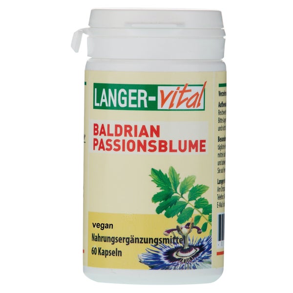 Baldrian Passiflora 200 mg Kapseln 60 St
