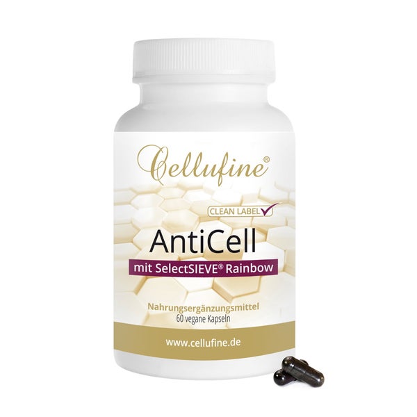 Cellufine® AntiCell mit SelectSIEVE® Rainbow - vegane Cellulite-Kapseln 60 St