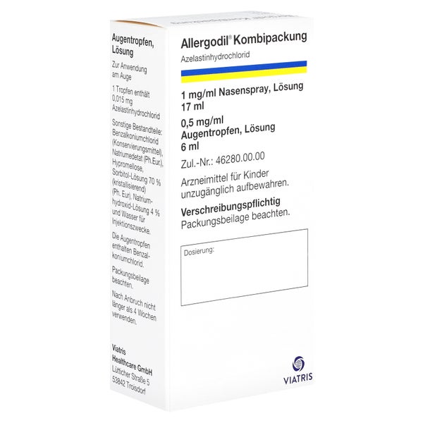 Allergodil Kombipackung 6ml/17ml 1 St