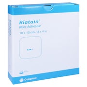 Biatain Schaumverband 10x10 cm nicht haf 10 St