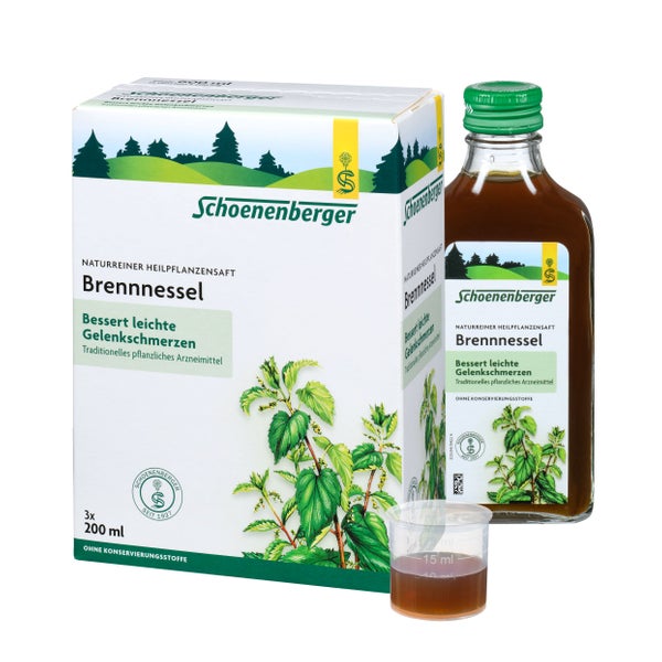 Schoenenberger naturreiner Heilpflanzensaft Brennnessel 3X200 ml