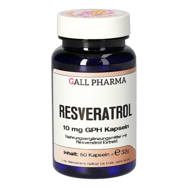 Resveratrol 10 mg GPH Kapseln 60 St