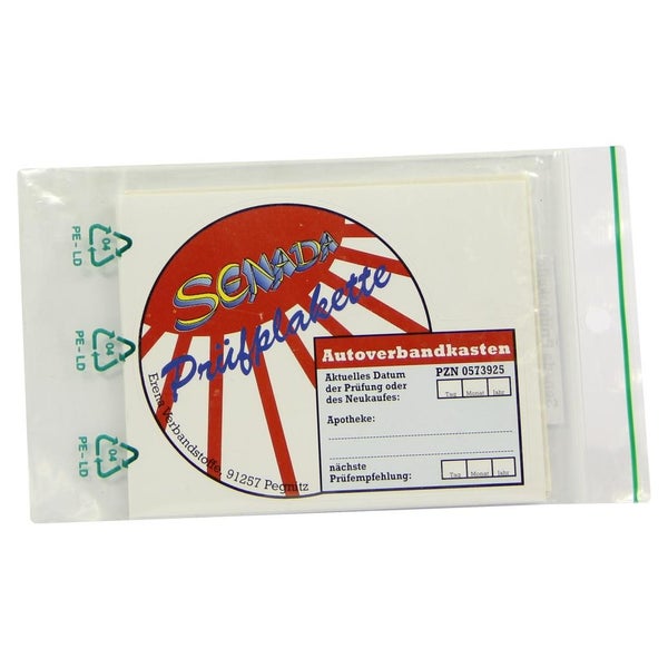 Senada Plakette Auto Verbandkasten 10 St