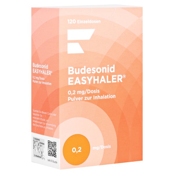 BUDESONID Easyhaler 0,2 mg/Dosis 120 ED P.z.Inh. 1 St