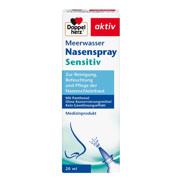 Doppelherz aktiv Meerwasser Nasenspray mit Panthenol 20 ml
