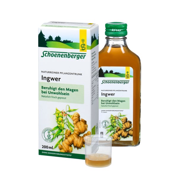 Schoenenberger Naturreiner Pflanzentrunk Ingwer 200 ml