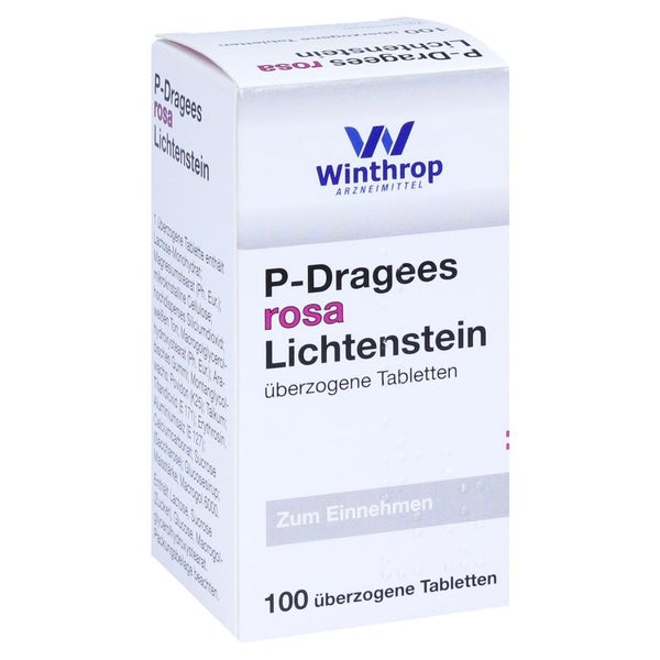 P Dragees rosa 100 St