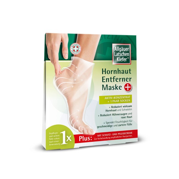 Allgäuer Latschenkiefer Hornhaut-Entferner-Maske plus 1 P