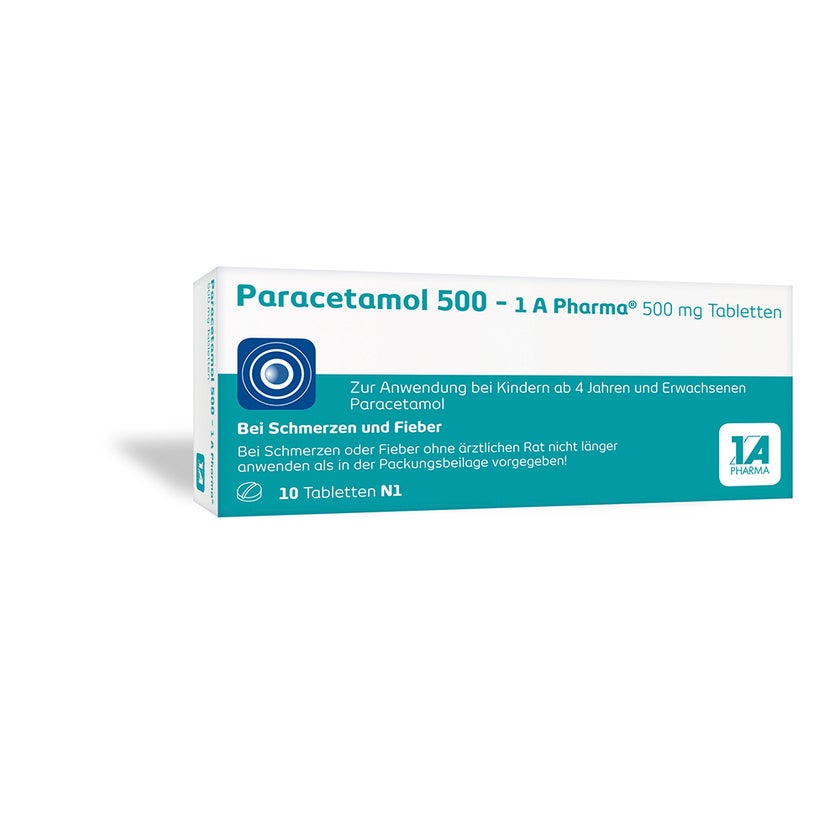 Paracetamol 500-1 A Pharma Tabletten 10 St