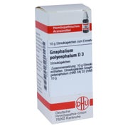 Gnaphalium Polycephalum D 3 Globuli 10 g