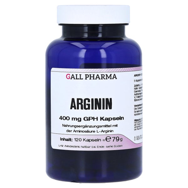 Arginin 400 mg GPH Kapseln 120 St