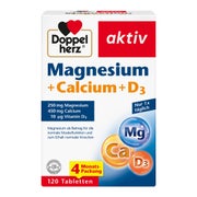 Produktabbildung: Doppelherz Magnesium + Calcium + D3 120 St