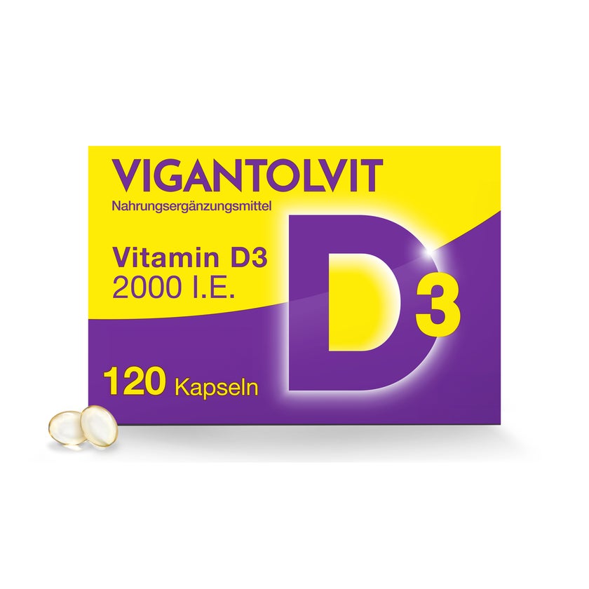 Vitamin D3 2000 I.E. VIGANTOLVIT Weichkapseln 120 St