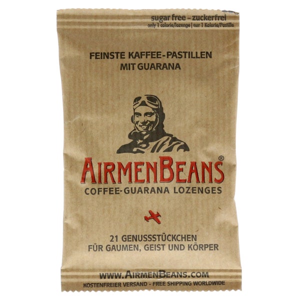 AirmenBeans Feinste Kaffee-Pastillen mit Guarana 21 St