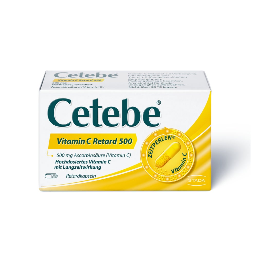 Cetebe Vitamin C Retardkapseln 500 mg 180 Stück