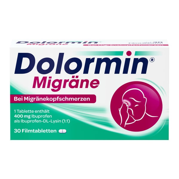 Dolormin Migräne 400 mg Ibuprofen 30 St
