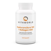 Produktabbildung: vitaworld Hyaluronsäure 100 + Kollagen 400 120 St