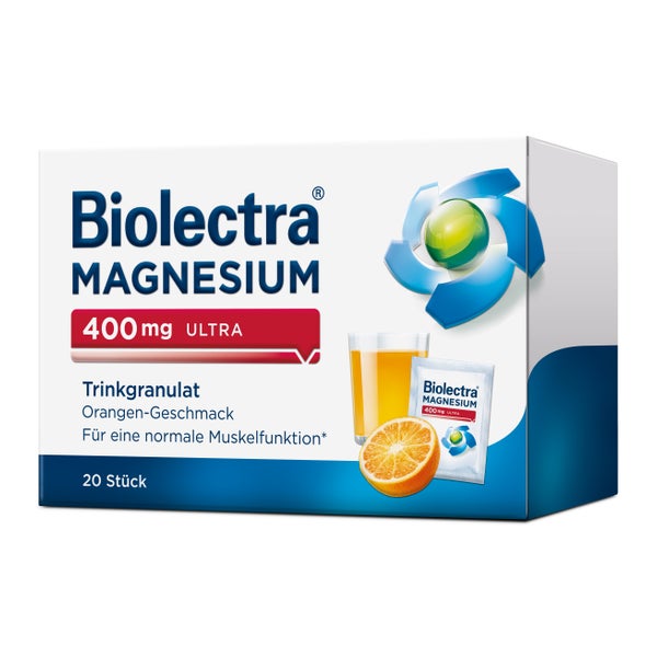 Biolectra MAGNESIUM 400 mg ultra Trinkgranulat 40 St
