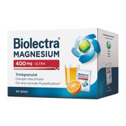 Biolectra MAGNESIUM 400 mg ultra Trinkgranulat 40 St