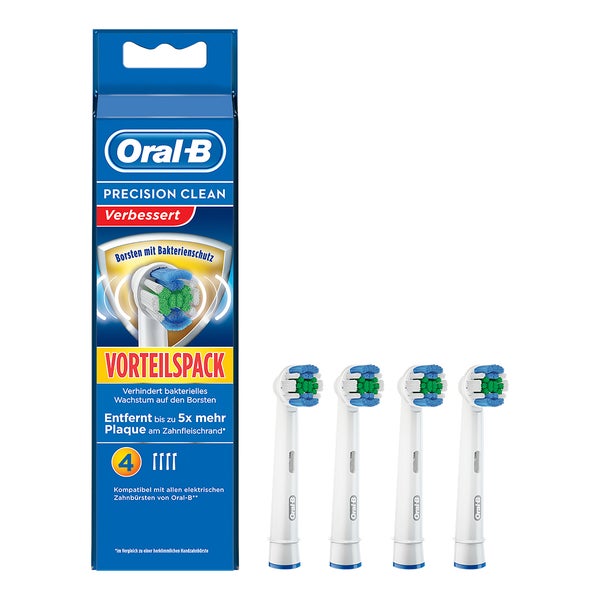 ORAL B Aufsteckbürsten Prec.Clean Bakter 4 St