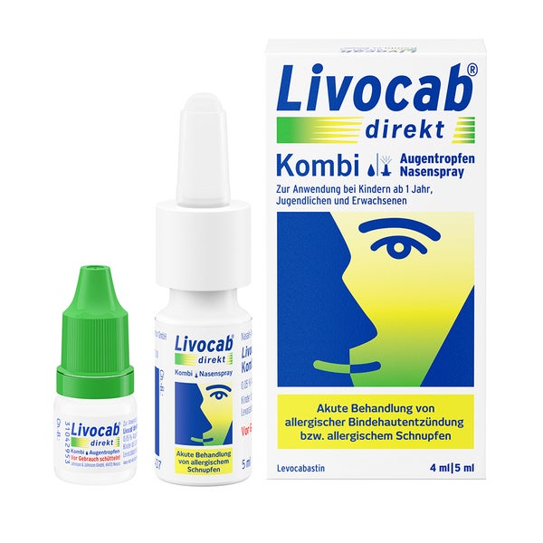 Livocab® direkt Kombi Augentropfen & Nasenspray 1 P