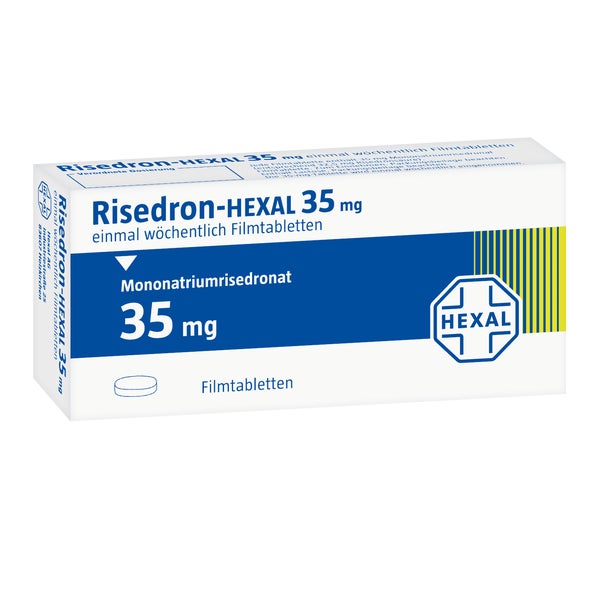 RISEDRON-HEXAL 35 mg 1x wöchentlich Filmtabletten 12 St