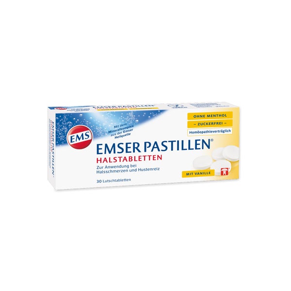 Emser Pastillen ohne Menthol zuckerfrei 30 St
