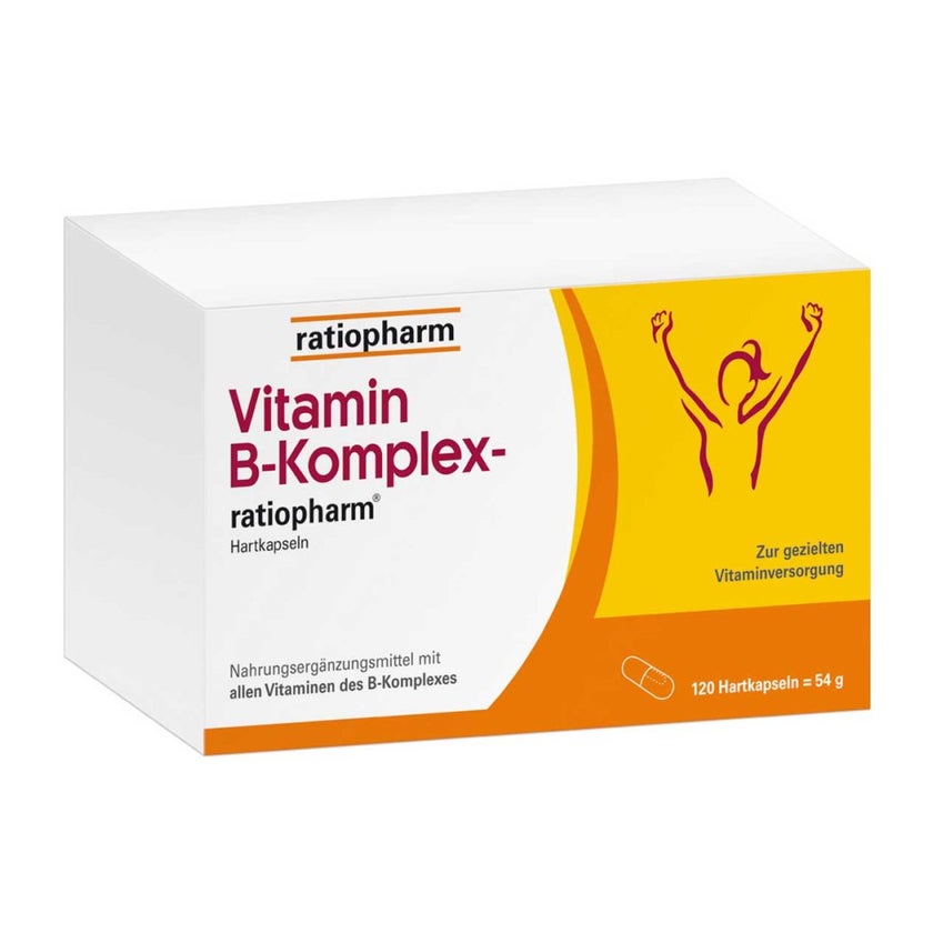 Vitamin B-Komplex ratiopharm - mit 8 B-Vitaminen 120 St