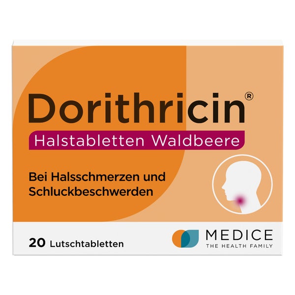 Dorithricin Halstabletten Waldbeere 20 St