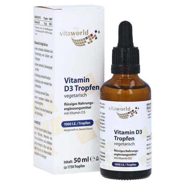 Vitamin D3 1000 I.E. pro Tag Tropfen zum 50 ml