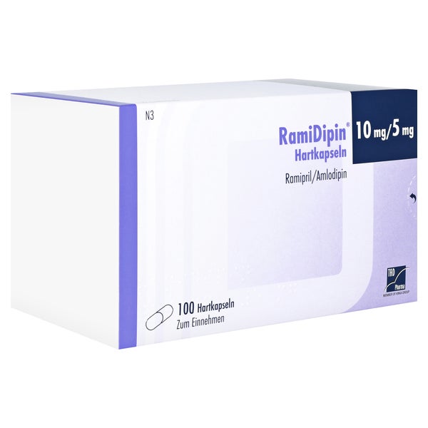 Ramidipin 10 mg/5 mg Hartkapseln 100 St