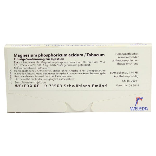 Magnesium Phosphoricum Acidum/tabacum Am 8X1 ml