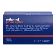 Produktabbildung: Orthomol junior C plus Kautabletten Mandarine-Orange/Waldfr. 14 St