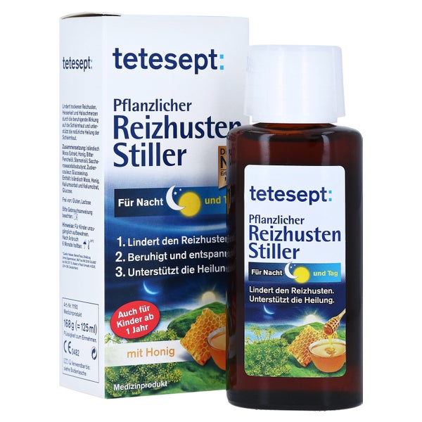 Tetesept Pflanzlicher Reizhusten Stiller 168 g