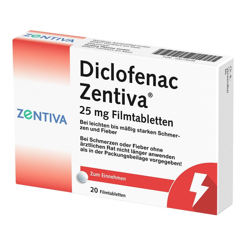 DICLOFENAC Zentiva 25 mg 20 St