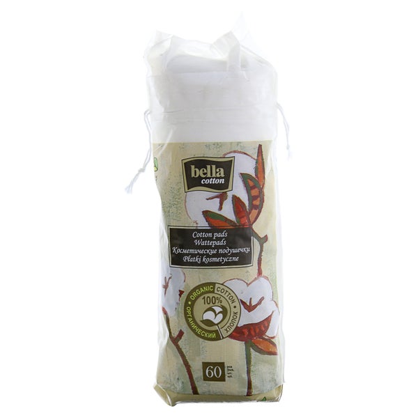 Bella Duo-wattepads Bio rund 60 St
