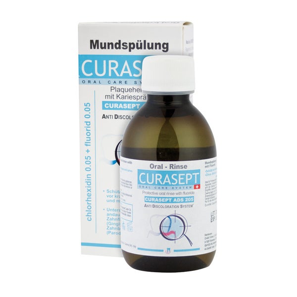 Curasept ADS 205 Mundspülung 0,05% HX + 0,05% Fluorid 200 ml